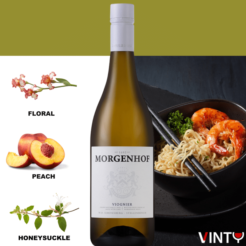 bottle of Morgenhof Viognier 2023