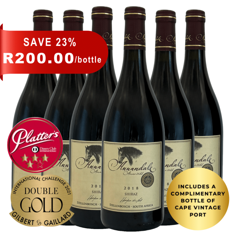 A bottle of Annandale Shiraz 2018