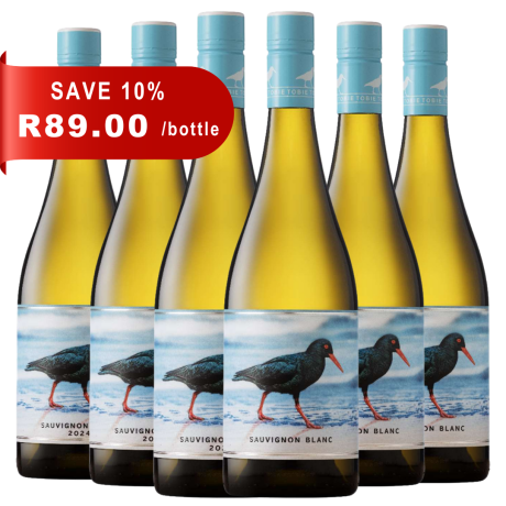 Stettyn Tobie Sauvignon Blanc 2025 bottle with citrus and herb garnish