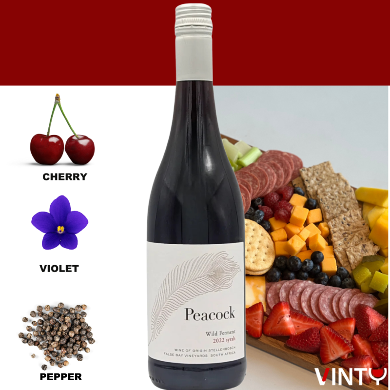 False Bay Peacock Wild Fermented Syrah 2022 Tasting Profile