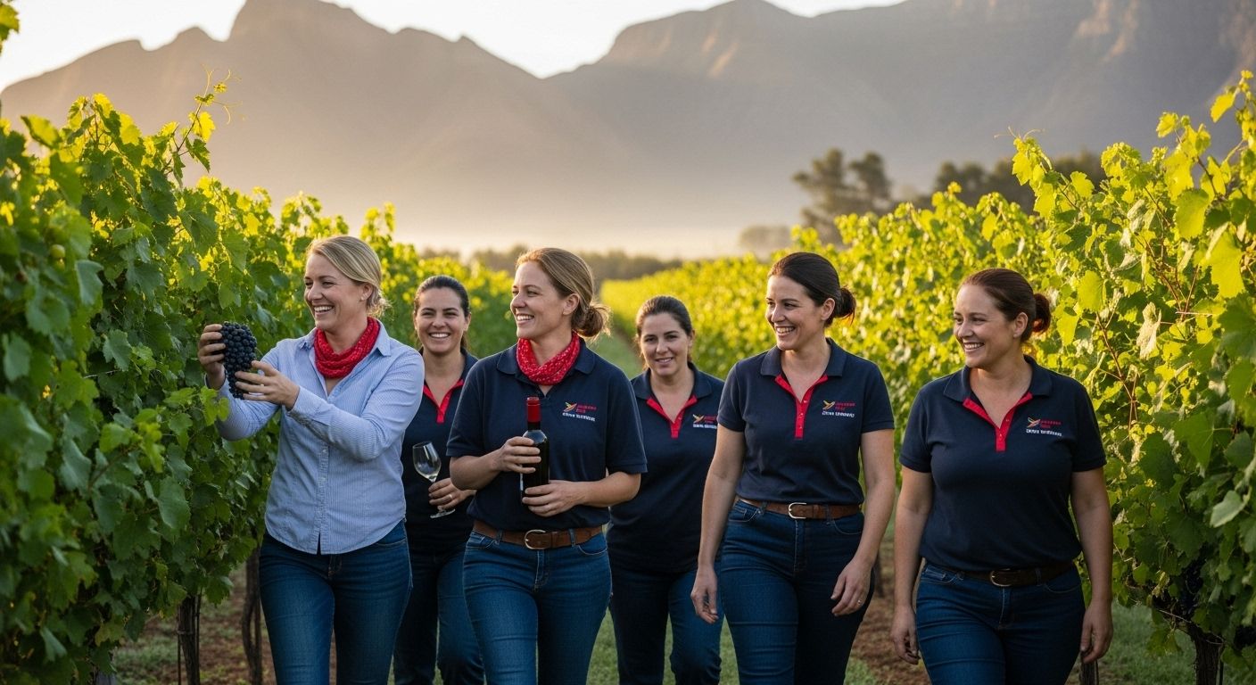 female winemakers vineyard