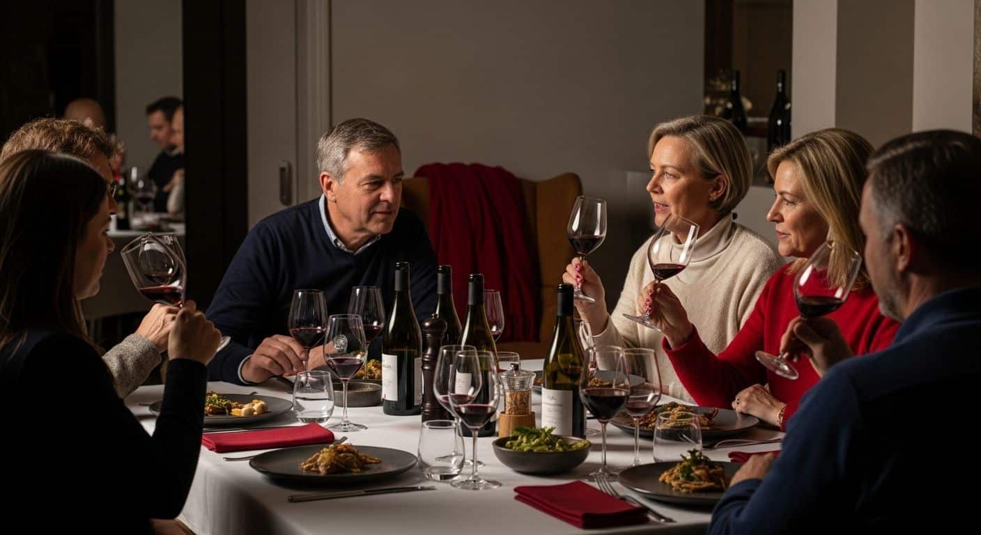 winter wine tasting, South Africa, cozy dining