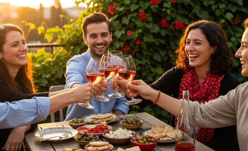 rose wine lifestyle celebration