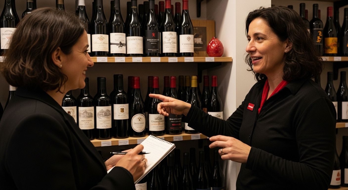 wine buying process