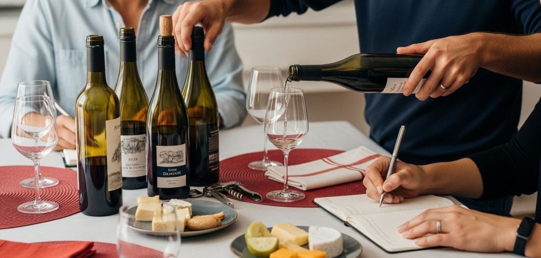 Wine for beginners guide, wine tasting, hands-on