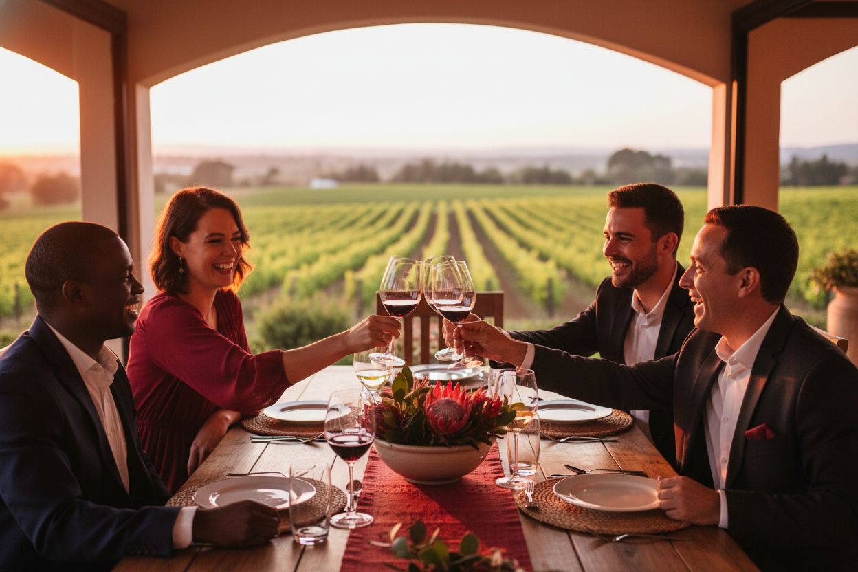 Wine glassware guide, South African wine, lifestyle photo
