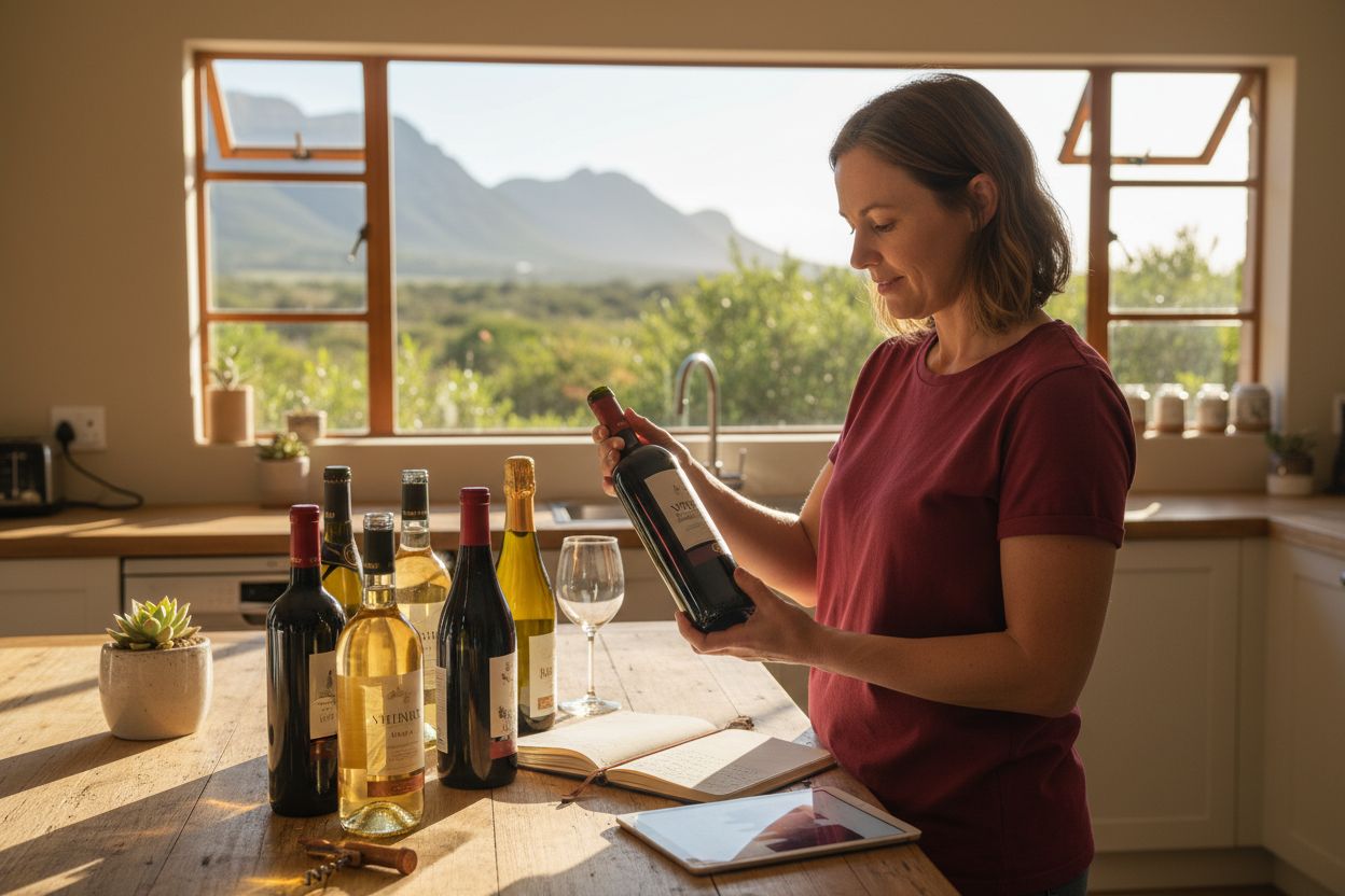 simple wine storage, home wine assessment, collection organization