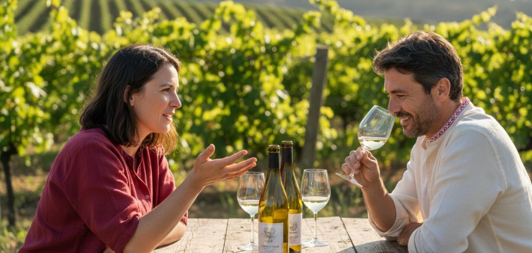 Chenin Blanc vs Sauvignon vineyard tasting