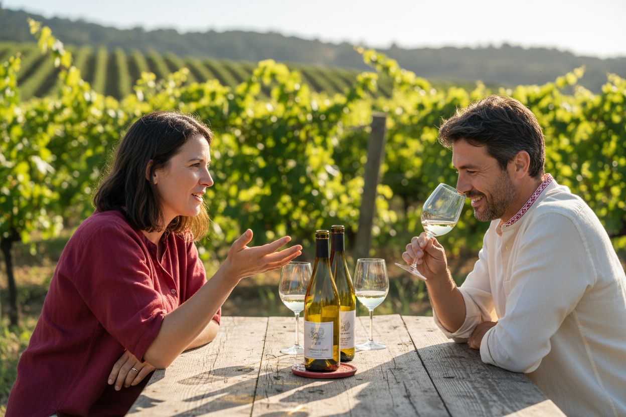 Chenin Blanc vs Sauvignon vineyard tasting