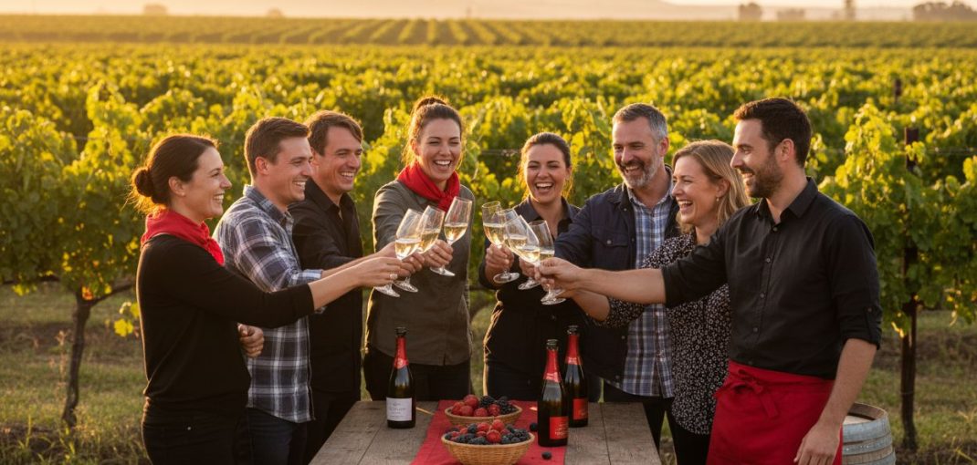 MCC wine vineyard celebration