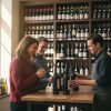 Wine buying tips, wine shop, people
